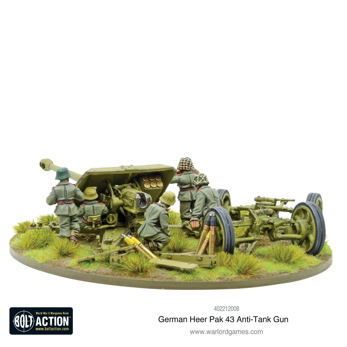 Bolt Action - German Heer Pak 43 anti-tank gun - Gap Games
