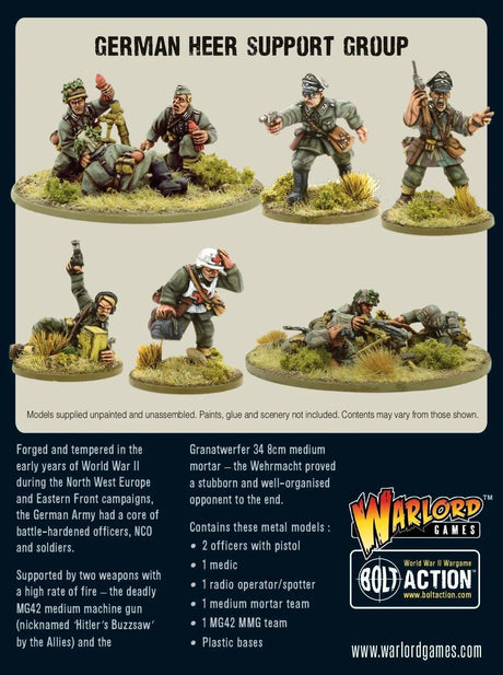 Bolt Action - German Heer support group - Gap Games