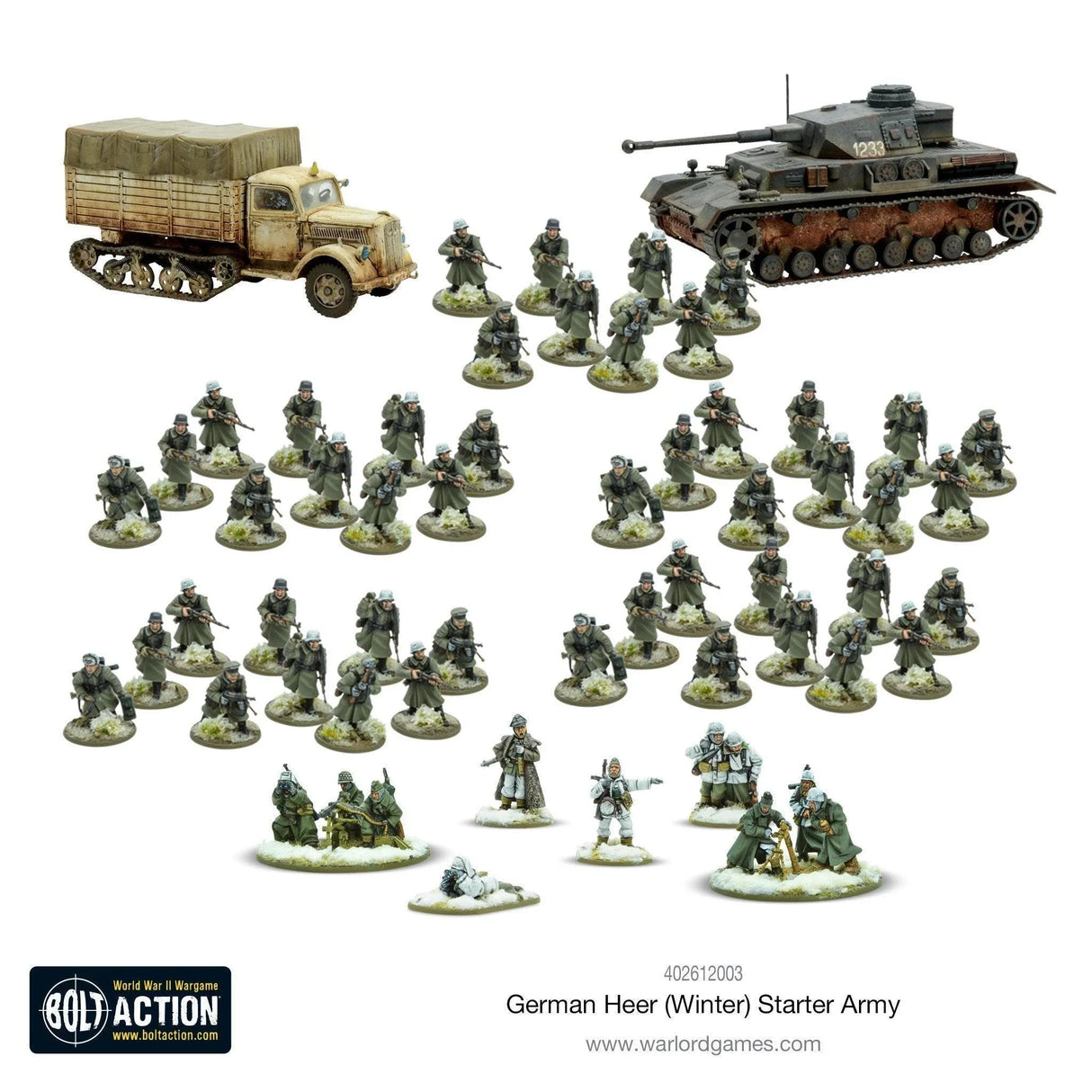Bolt Action - German Heer (Winter) starter army - Gap Games