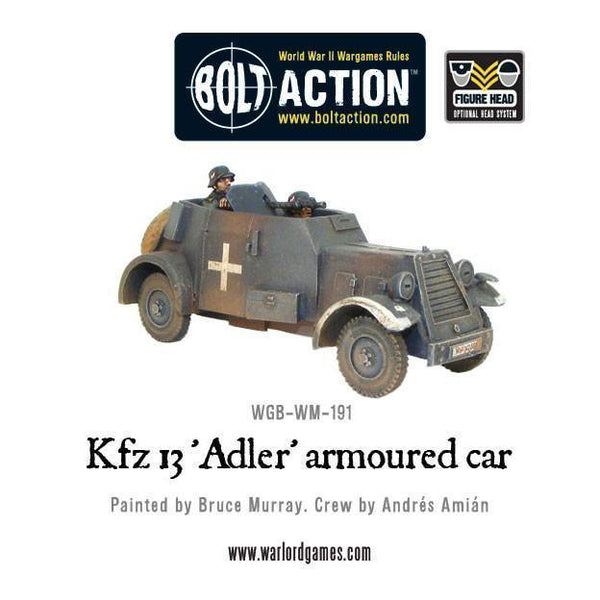 Bolt Action - Kfz 13 'Adler' German Armoured Car - Gap Games