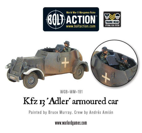 Bolt Action - Kfz 13 'Adler' German Armoured Car - Gap Games