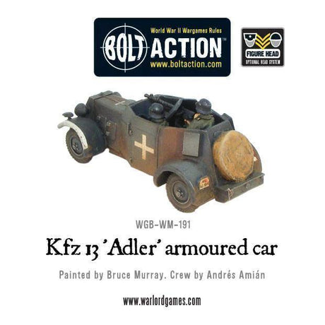 Bolt Action - Kfz 13 'Adler' German Armoured Car - Gap Games