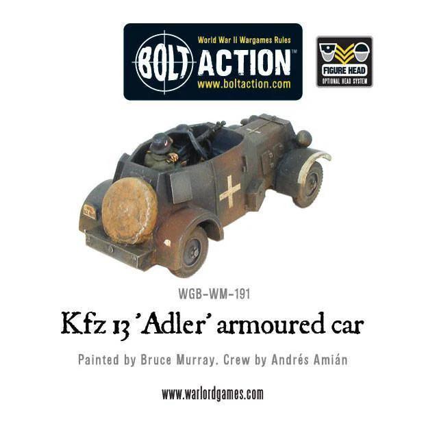 Bolt Action - Kfz 13 'Adler' German Armoured Car - Gap Games