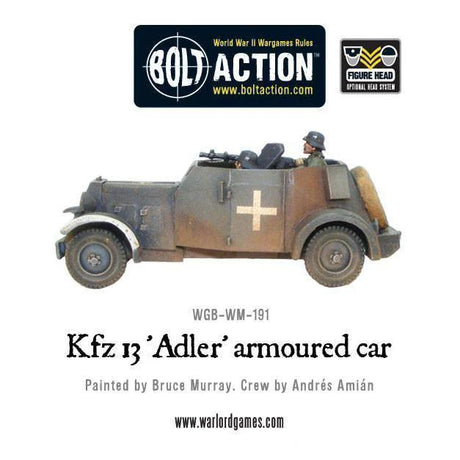Bolt Action - Kfz 13 'Adler' German Armoured Car - Gap Games