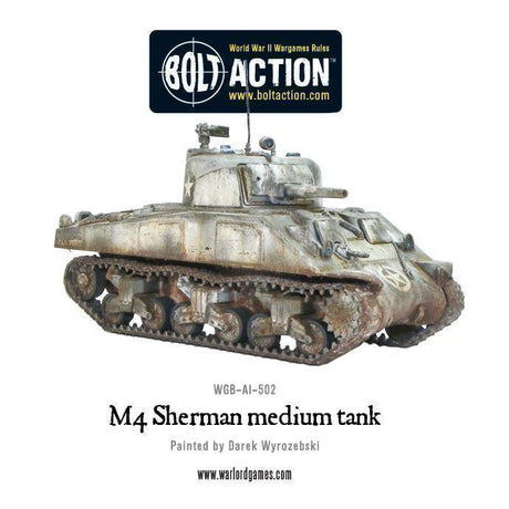 Bolt Action - M4 Sherman (75) plastic boxed set - Gap Games