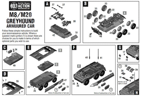 Bolt Action - M8/M20 Greyhound Scout Car - Gap Games