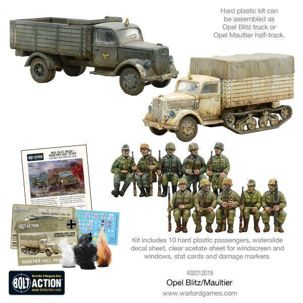 Bolt Action - Opel Blitz/Maultier - Gap Games