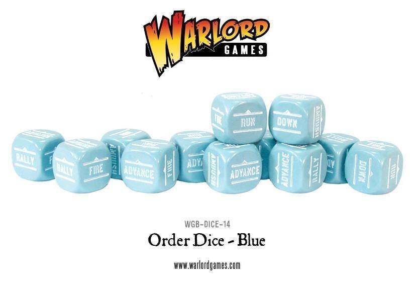 Bolt Action - Order Dice pack - Blue - Gap Games