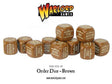 Bolt Action - Order Dice pack - Brown - Gap Games