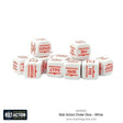Bolt Action - Order Dice pack - White - Gap Games