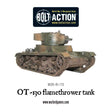 Bolt Action - OT-130, Flamethrower Tank - Gap Games