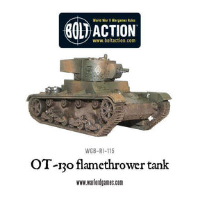 Bolt Action - OT-130, Flamethrower Tank - Gap Games