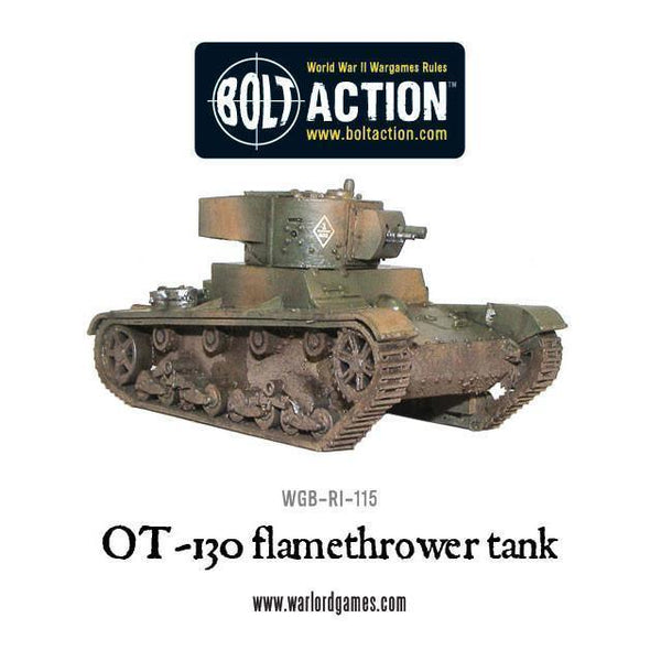 Bolt Action - OT-130, Flamethrower Tank - Gap Games