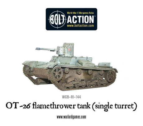 Bolt Action - OT-26 Flamethrower Tank (Single Turret) - Gap Games