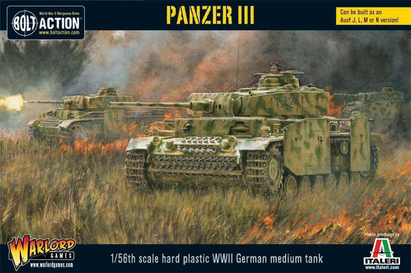 Bolt Action - Panzer III Medium Tank (Plastic) - Gap Games