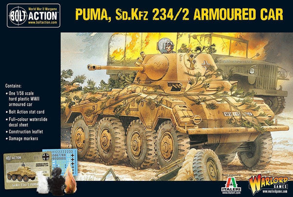 Bolt Action - Puma Sd.Kfz 234/2 Armoured Car - Gap Games