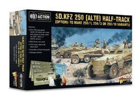 Bolt Action - Sd.Kfz 250 Alte Half-Track (Options For 250/1, 250/3 & 250/10 Variants) Plastic - Gap Games