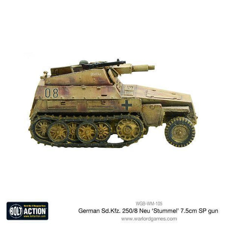 Bolt Action - Sd.Kfz 250/8 Neu 'Stummel' 7.5cm SP Gun - Gap Games