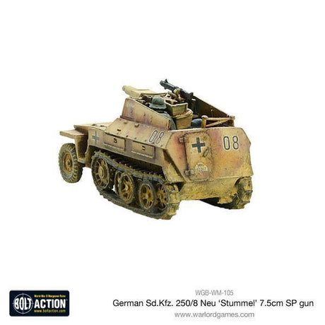 Bolt Action - Sd.Kfz 250/8 Neu 'Stummel' 7.5cm SP Gun - Gap Games