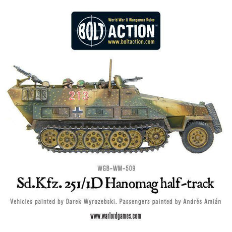 Bolt Action - Sd.Kfz 251/1 ausf D halftrack plastic box set - Gap Games