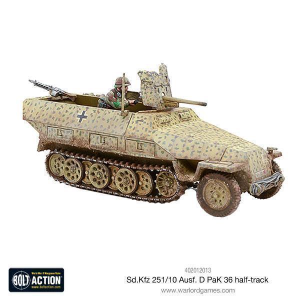 Bolt Action - Sd.Kfz 251/10 ausf D (37mm Pak) Half Track - Gap Games