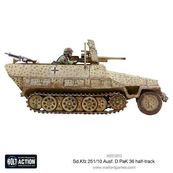 Bolt Action - Sd.Kfz 251/10 ausf D (37mm Pak) Half Track - Gap Games