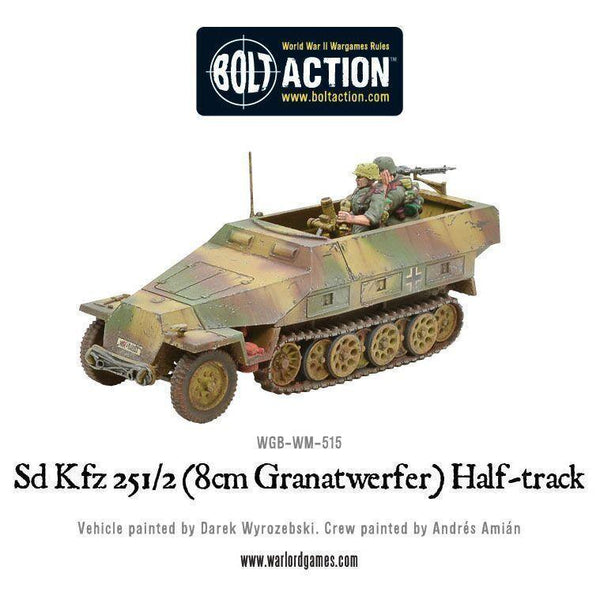 Bolt Action - Sd.Kfz 251/2 Ausf D (8cm Granatwerfer) Half Track - Gap Games