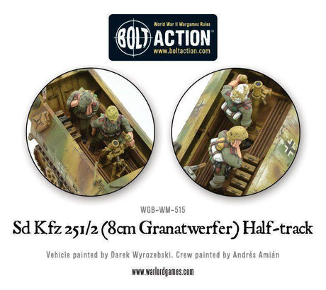 Bolt Action - Sd.Kfz 251/2 Ausf D (8cm Granatwerfer) Half Track - Gap Games