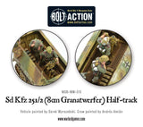 Bolt Action - Sd.Kfz 251/2 Ausf D (8cm Granatwerfer) Half Track - Gap Games