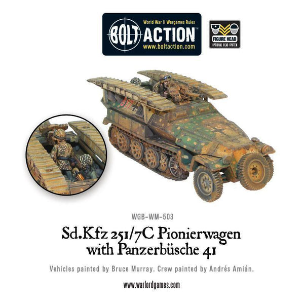 Bolt Action - Sd.Kfz 251/7C Pionierwagen with panzerbuchse 41 - Gap Games