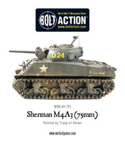Bolt Action - Sherman M4A3 75mm Tank - Gap Games