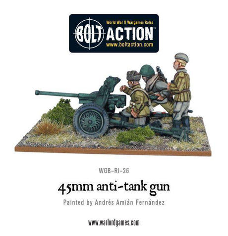 Bolt Action - Soviet 45mm Anti-Tank Gun - Gap Games