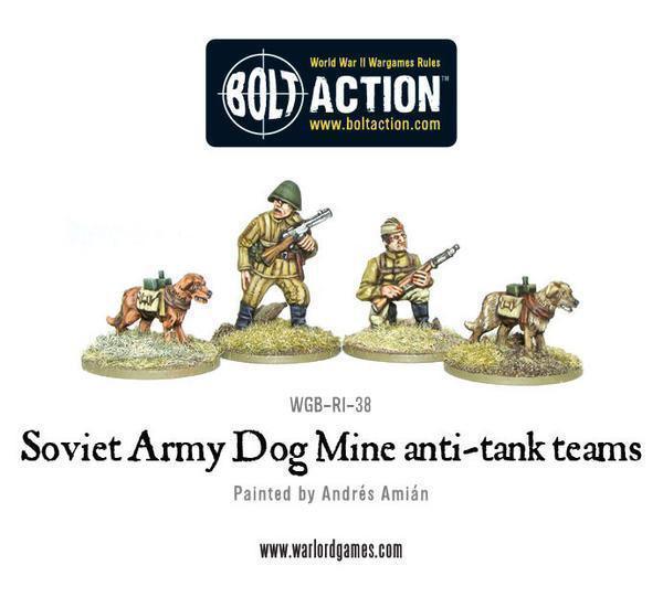 Bolt Action - Soviet Army Dog Mine anti-tank teams - Gap Games