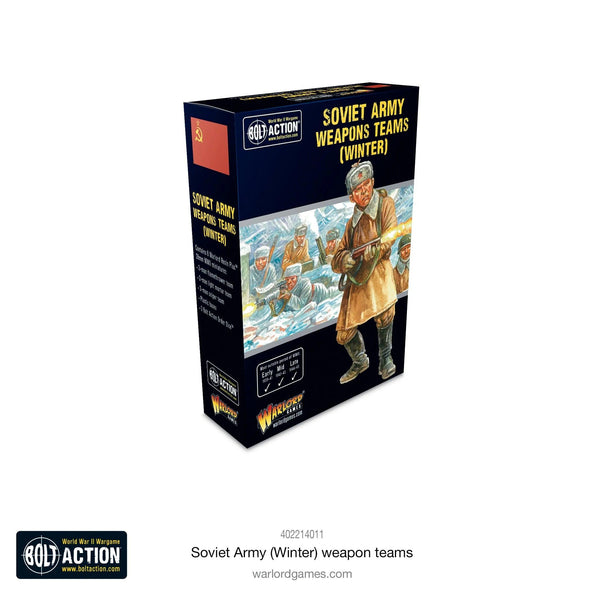 Bolt Action - Soviet Army Weapons Teams (Winter) - Gap Games