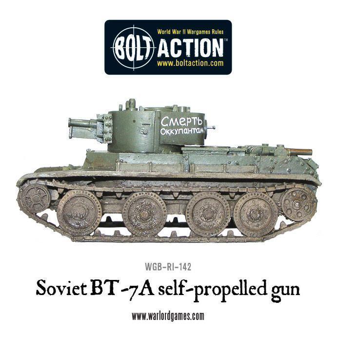 Bolt Action - Soviet BT-7A Self-Propelled Gun - Gap Games