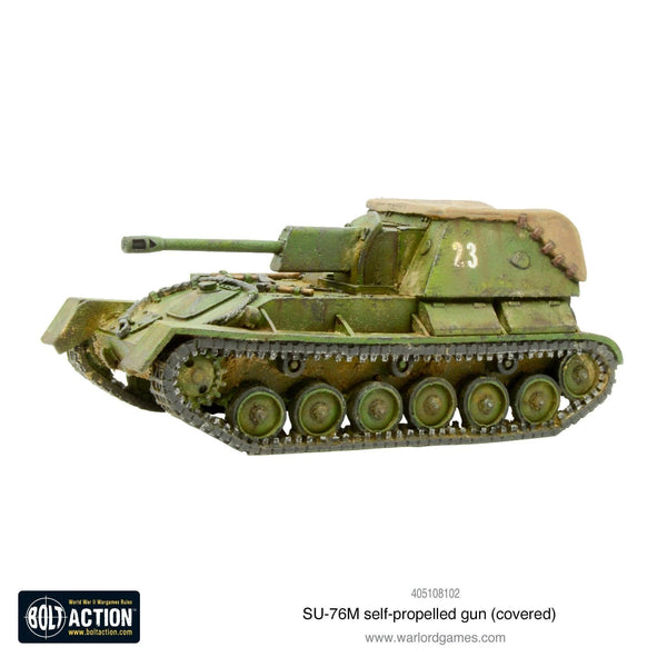 Bolt Action - SU-76M Self-Propelled Gun (Covered) - Gap Games