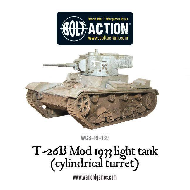 Bolt Action - T-26B Mod 1933 Light Tank (Cylindrical Turret) - Gap Games