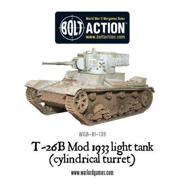 Bolt Action - T-26B Mod 1933 Light Tank (Cylindrical Turret) - Gap Games