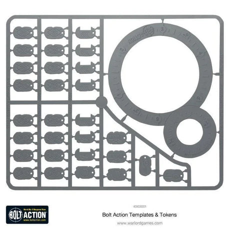 Bolt Action - Template & Token Set - Gap Games