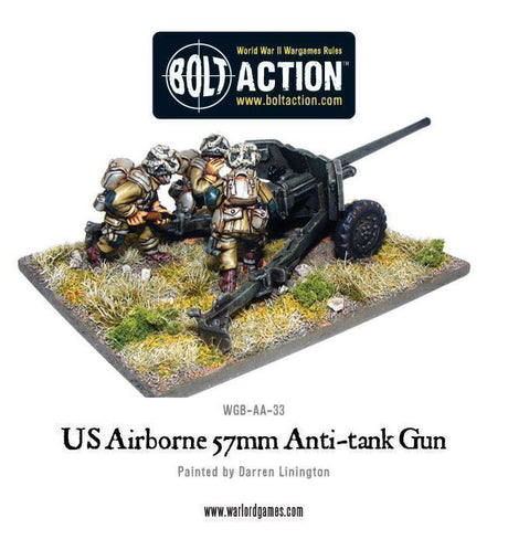 Bolt Action - US Airborne 57mm anti-tank gun - Gap Games