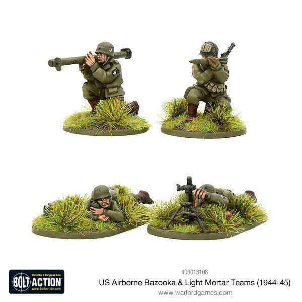 Bolt Action: US Airborne Bazooka & light mortar teams (1944-45) - Gap Games