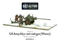Bolt Action - US Army 3-inch anti-tank gun M5 (Winter) - Gap Games