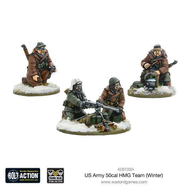 Bolt Action - US Army 50cal HMG Team (Winter) - Gap Games