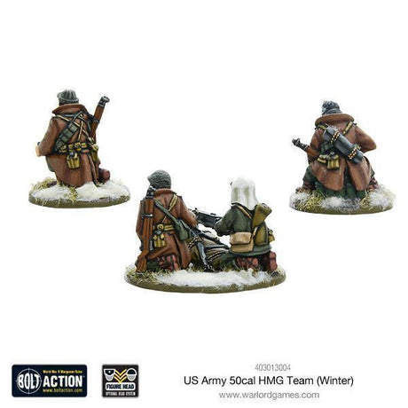 Bolt Action - US Army 50cal HMG Team (Winter) - Gap Games