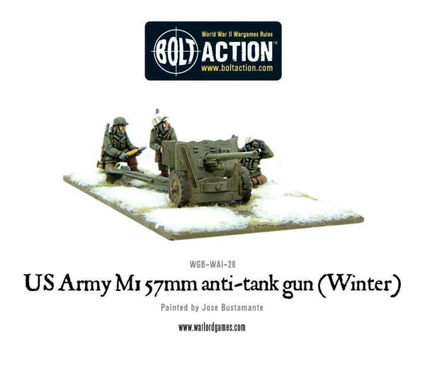 Bolt Action - US Army 57mm anti-tank gun M1 (Winter) - Gap Games
