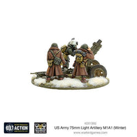 Bolt Action - US Army 75mm Light Artillery M1A1 (Winter) - Gap Games