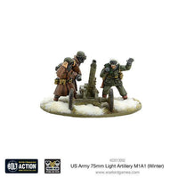 Bolt Action - US Army 75mm Light Artillery M1A1 (Winter) - Gap Games