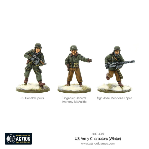 Bolt Action - US Army Characters (Winter) - Gap Games