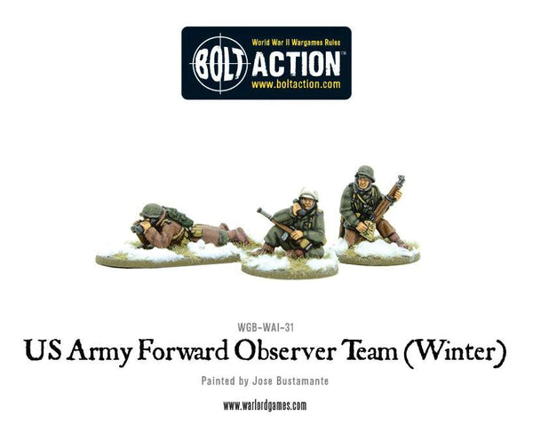 Bolt Action - US Army Forward Observer team (Winter) - Gap Games