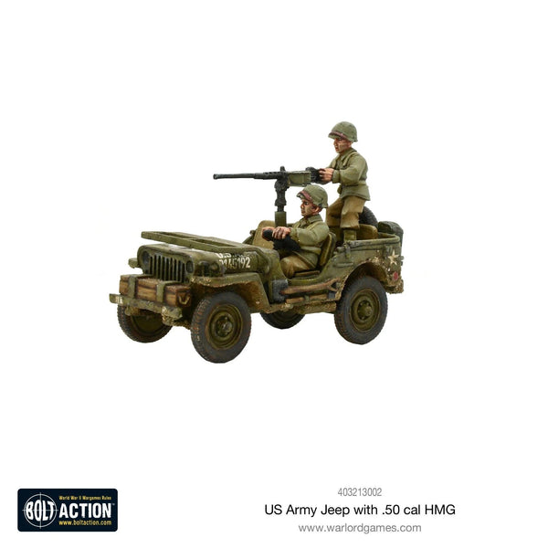 Bolt Action - US Army Jeep with 50 Cal HMG - Gap Games